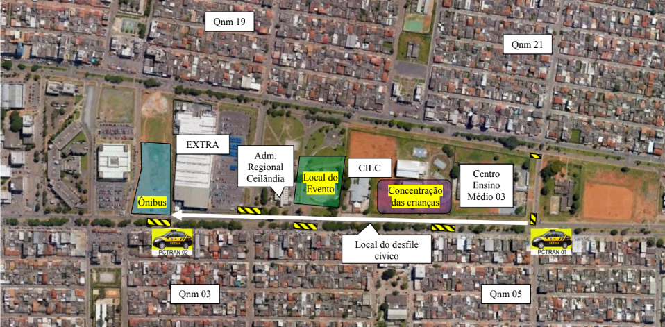 Detran muda sentido da via de acesso à Brazlândia – Departamento de Trânsito